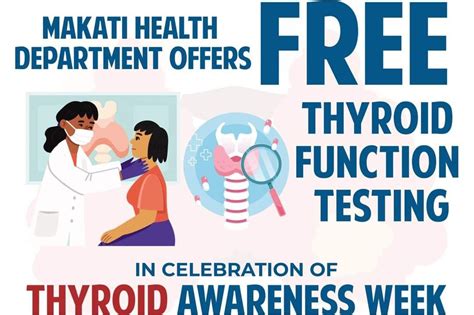Makati Yellow Card holders to receive free thyroid function testing .